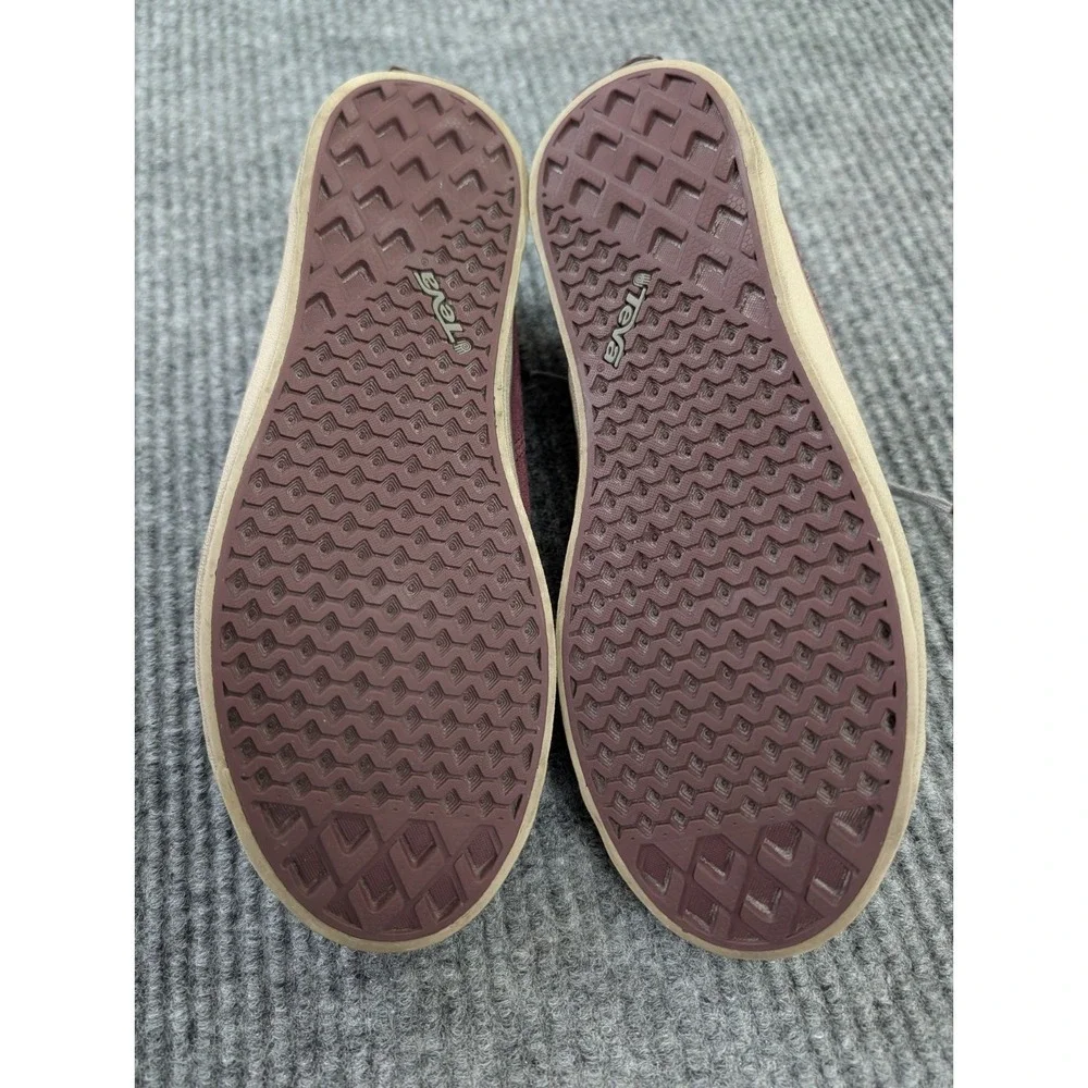 Teva FreeWheel‎ Sneakers Shoes Womens 7.5 Purple Suede Low Top Casual Gorpcore